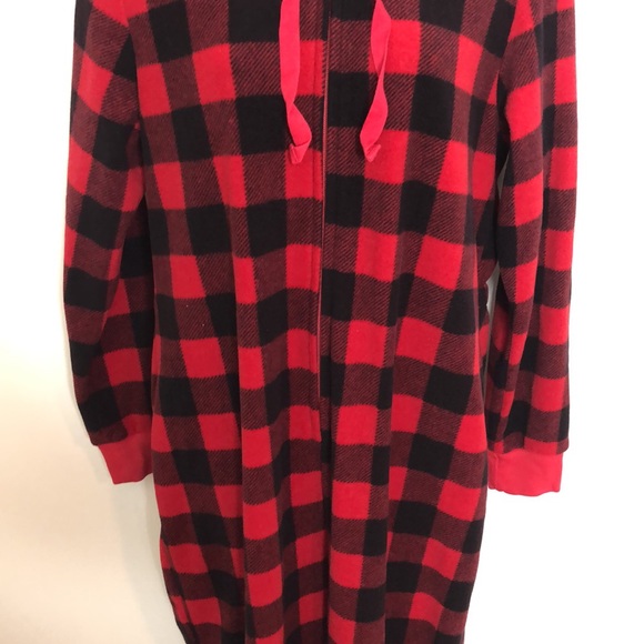 Women’s Gap Maternity Hooded Flannel Onesie - Picture 4 of 6